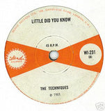 The Techniques / Don Drummond : Little Did You Know / Cool Smoke (7", Single)