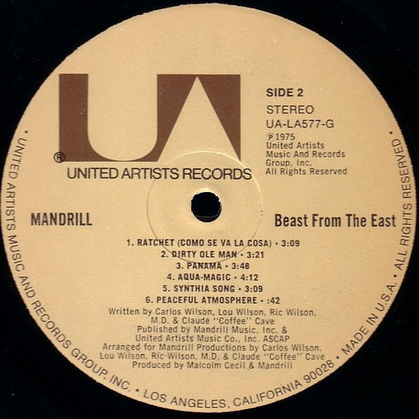 Mandrill : Beast From The East (LP, Album, Ter)