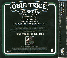 Obie Trice Featuring Nate Dogg : The Setup (You Don't Know) (CD, Single, Promo)