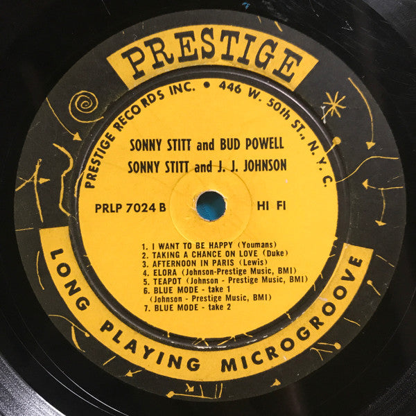 Sonny Stitt / Bud Powell / J.J. Johnson : Sonny Stitt / Bud Powell / J.J. Johnson (LP, Album, Comp, Mono, RM)