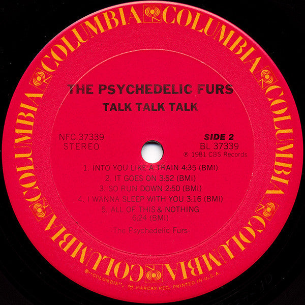 The Psychedelic Furs : Talk Talk Talk (LP, Album, San)