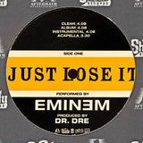 Eminem : Just Lose It (12", Single, Promo)