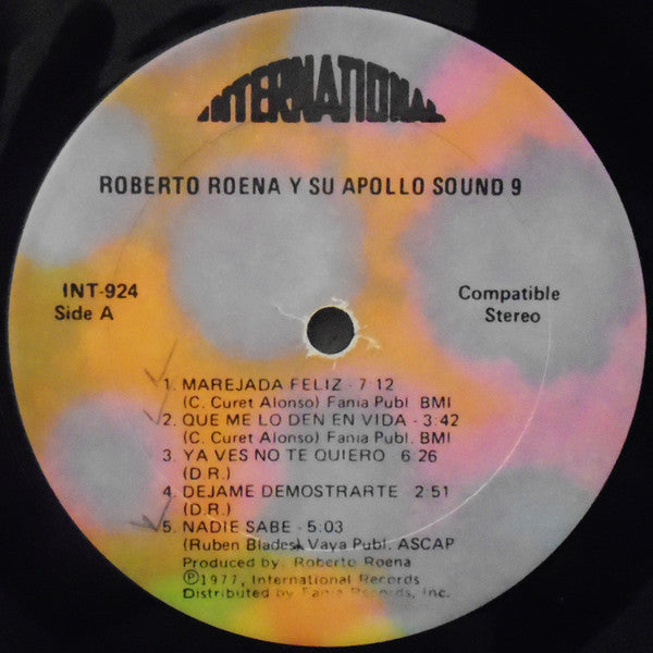 Roberto Roena Y Su Apollo Sound : 9 (LP, Album)