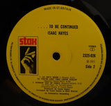 Isaac Hayes : ...To Be Continued (LP, Album)