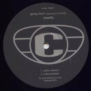 Gang Starr : Royalty (12", Promo)