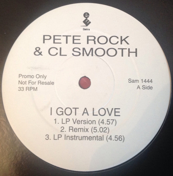 Pete Rock & C.L. Smooth : I Got A Love (12", Promo)