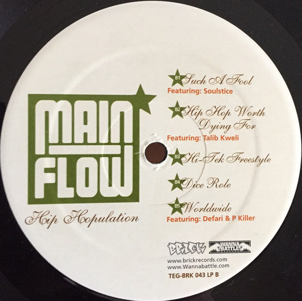 Main Flow : Hip Hopulation (2xLP, Album)