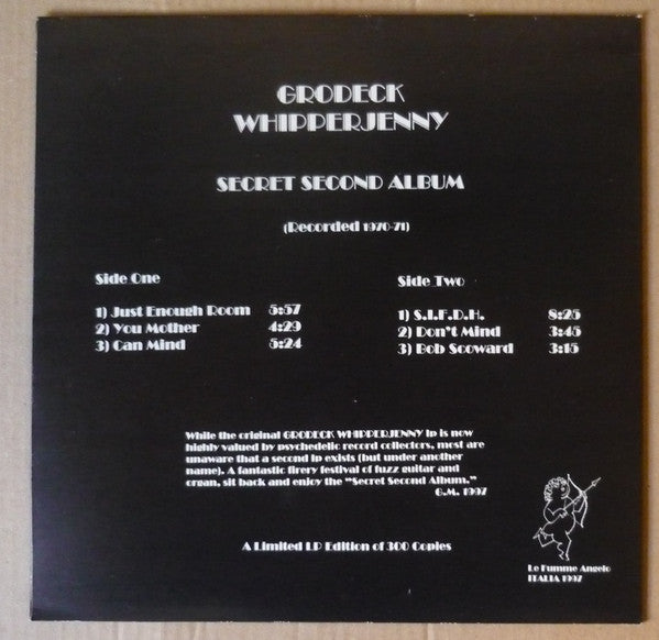 Grodeck Whipperjenny* : Secret Second Album (LP, Album, Unofficial)