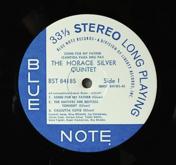 The Horace Silver Quintet : Song For My Father = Cantiga Para Meu Pai (LP, Album, RE)