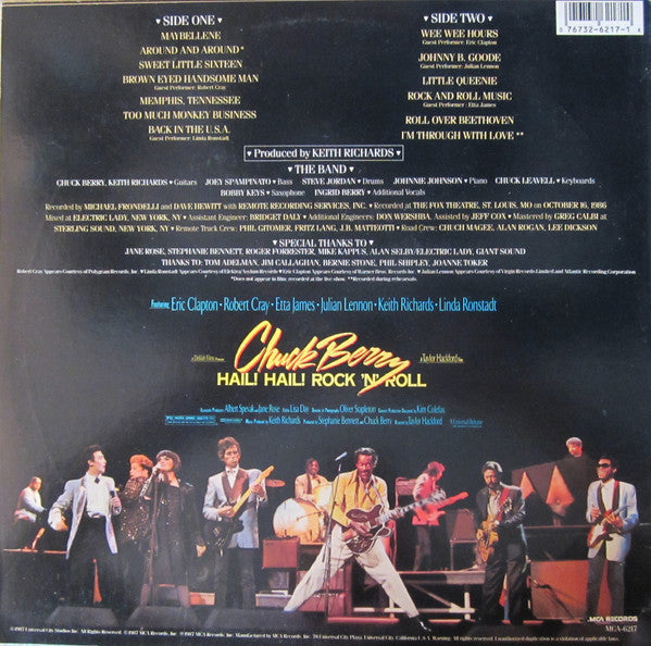 Chuck Berry : Hail! Hail! Rock 'N' Roll (Original Motion Picture Soundtrack) (LP, Album)