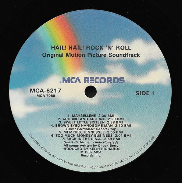 Chuck Berry : Hail! Hail! Rock 'N' Roll (Original Motion Picture Soundtrack) (LP, Album)