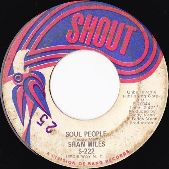 Shan Miles : Soul People (7")