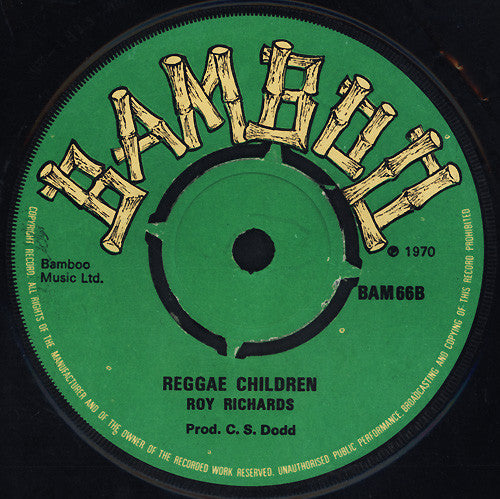 Lord Comic* / Roy Richards : Rhythm Rebellion / Reggae Children (7")