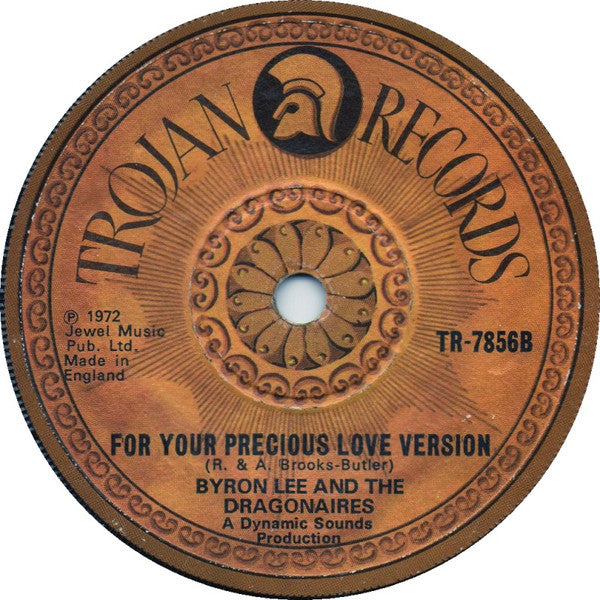 Vic Taylor / Byron Lee And The Dragonaires : For Your Precious Love / For Your Precious Love (Version) (7")