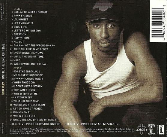 2Pac : Until The End Of Time (2xCD, Album)