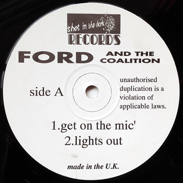 Ford And The Coalition : The Coalition E.P. (12", EP)