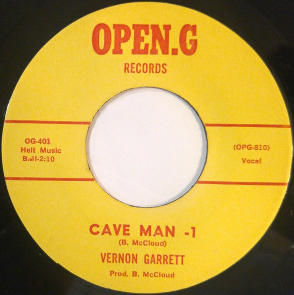 Vernon Garrett : Cave Man (7")