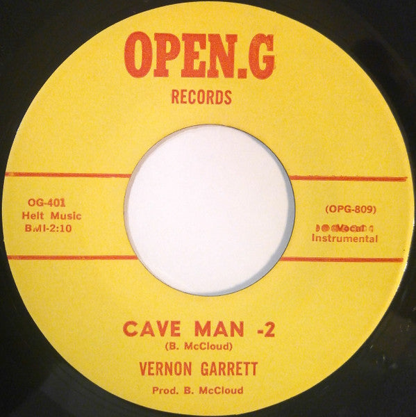 Vernon Garrett : Cave Man (7")