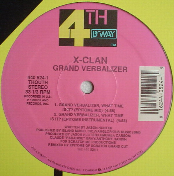 X-Clan : Grand Verbalizer (12")