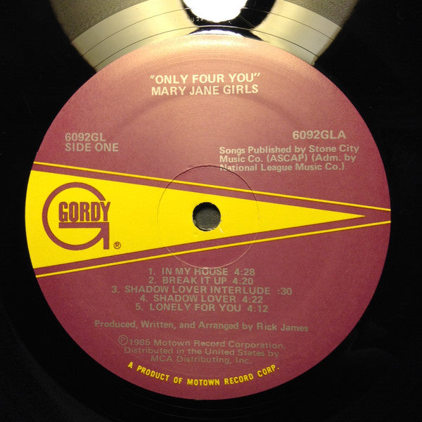 Mary Jane Girls : Only Four You (LP, Album)