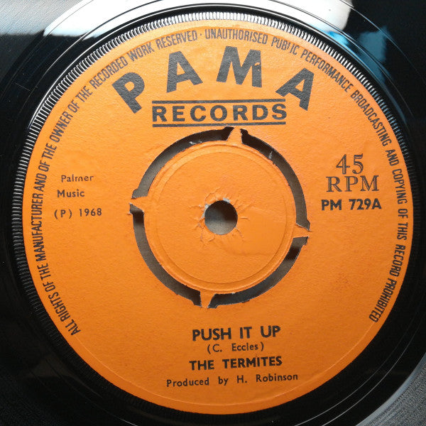 The Termites : Push It Up / Two Of A Kind (7", Single)