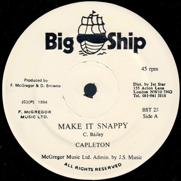 Capleton : Make It Snappy (12")