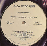 Alicia Myers : Spirit Of The Boogie (12", Promo)