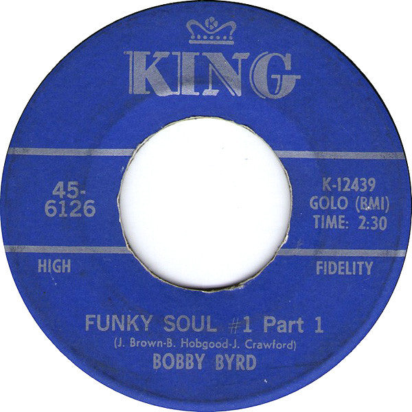 Bobby Byrd : Funky Soul #1 (7", Single)