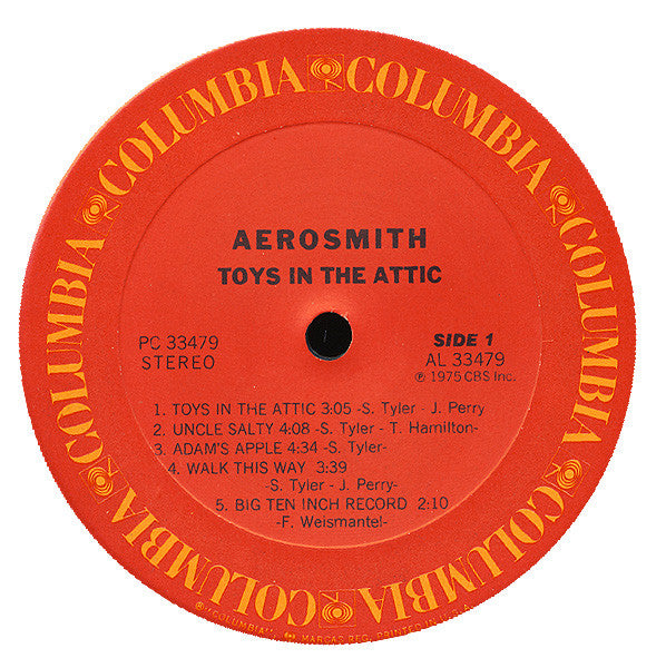 Aerosmith : Toys In The Attic (LP, Album, Pit)