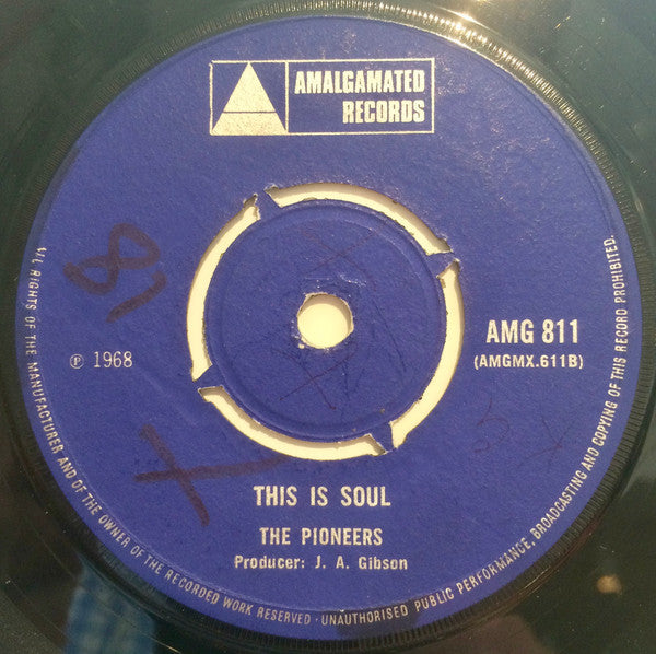 The Pioneers : Give Me Little Loving / This Is Soul (7", Single)