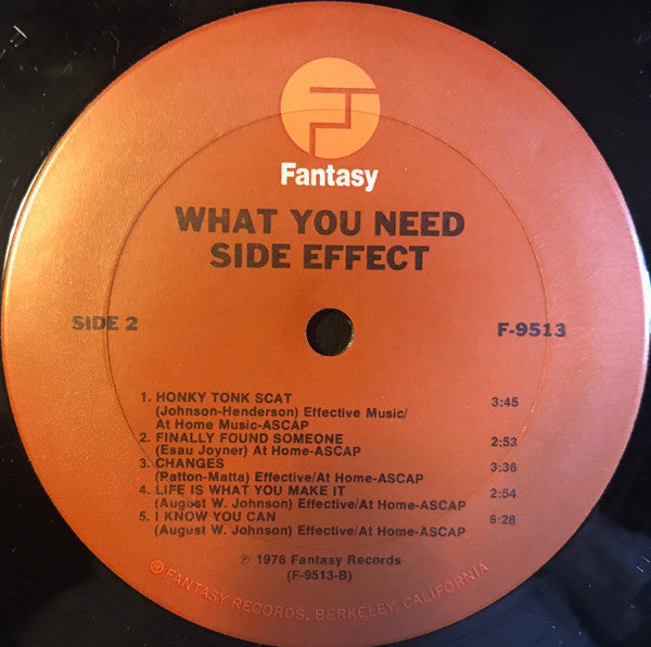 Side Effect : What You Need (LP, Album, Gat)