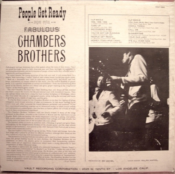 The Chambers Brothers : People Get Ready (LP, Album)