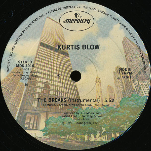 Kurtis Blow : The Breaks (12", Single, 26 )