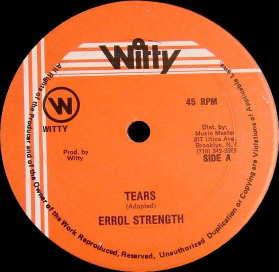 Errol Strength : Tears (12")