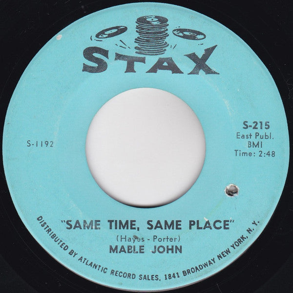 Mable John : Same Time, Same Place / Bigger & Better (7", Single)