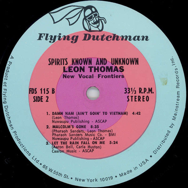 Leon Thomas : Spirits Known And Unknown (LP, Album, Pit)