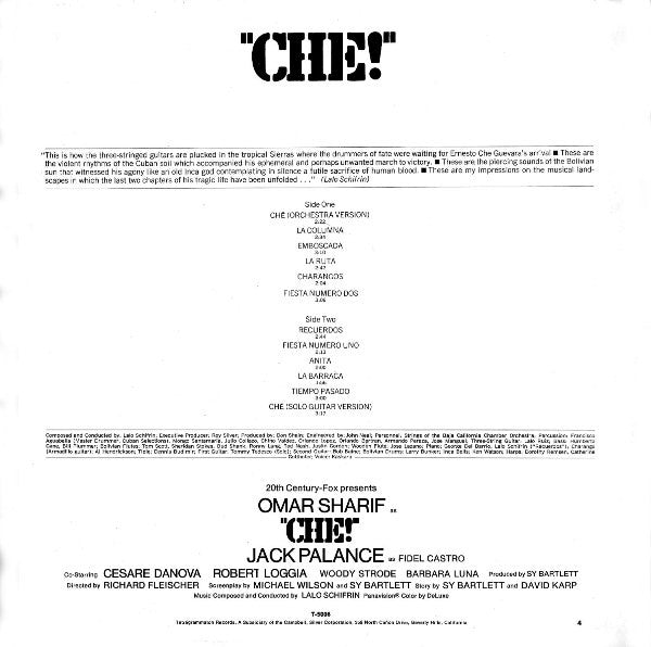 Lalo Schifrin : Che! (LP)