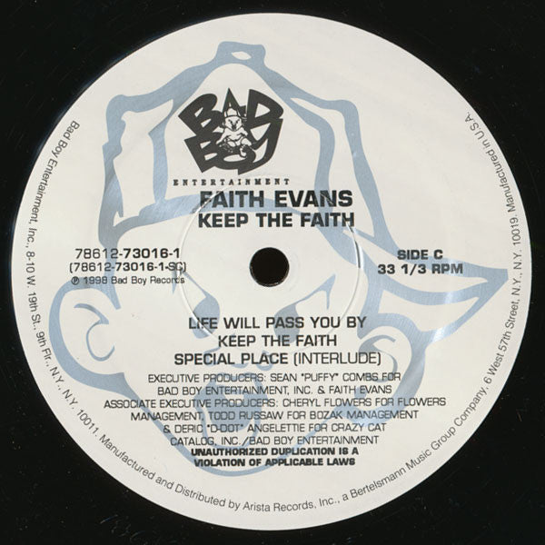 Faith Evans : Keep The Faith (2xLP, Album)