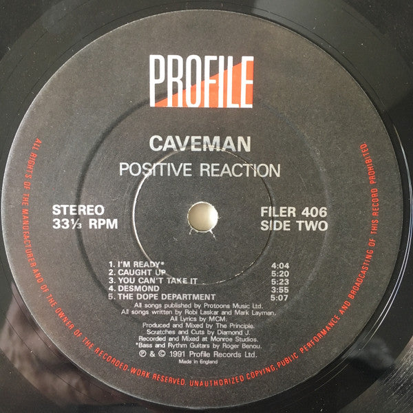 Caveman : Positive Reaction (LP, Album)