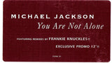 Michael Jackson : You Are Not Alone (12", Promo)