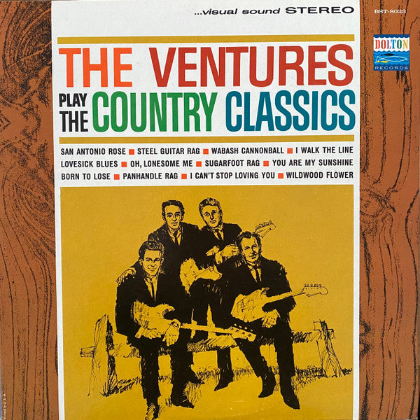 The Ventures : The Ventures Play The Country Classics (LP, Album)