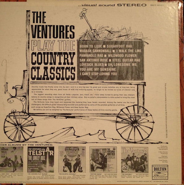 The Ventures : The Ventures Play The Country Classics (LP, Album)