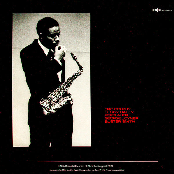 Eric Dolphy : The Berlin Concerts (2xLP, Album)