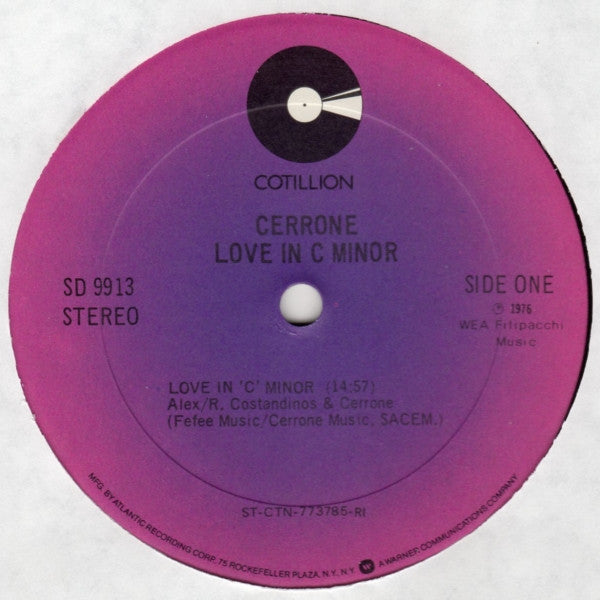 Cerrone : Love In C Minor (LP, Album, RI)