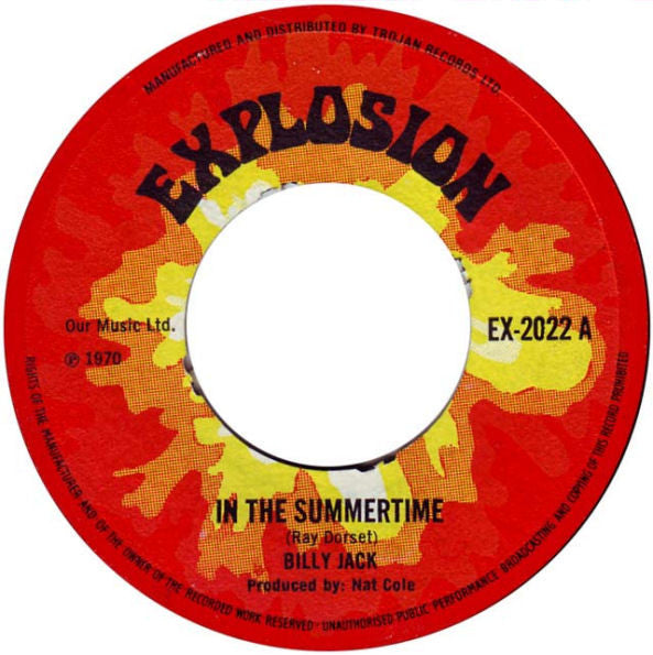 Billy Jack (4) / Nat Cole : In The Summertime / Apollo Moon Rock (7", Single)