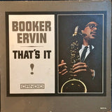 Booker Ervin : That's It! (LP, Album, Mono)