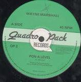 Wayne Marshall (3) : Pon A Level  / Dance Baby Dance (12")