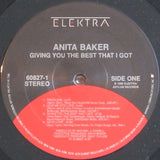 Anita Baker : Giving You The Best That I Got (LP, Album, SP )