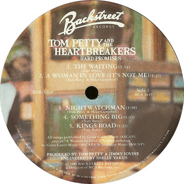 Tom Petty And The Heartbreakers : Hard Promises (LP, Album)