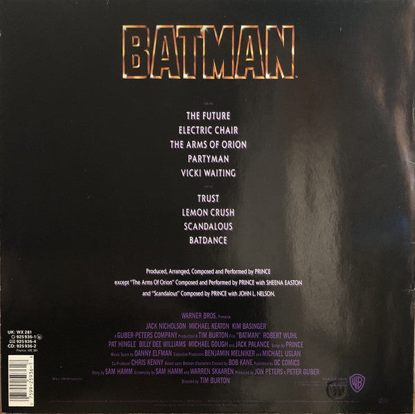 Prince : Batman™ (Motion Picture Soundtrack) (LP, Album)